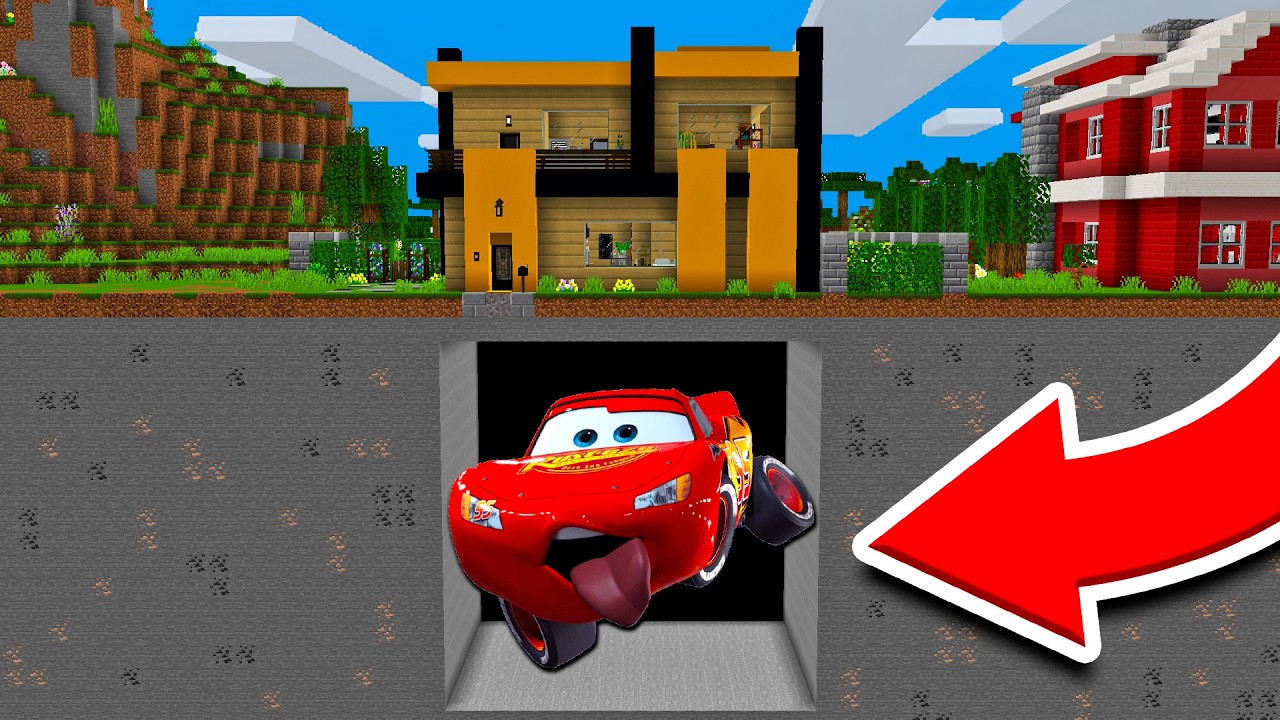 Giant Lightning McQueen in Minecraft: How to Find and Encounter the ...